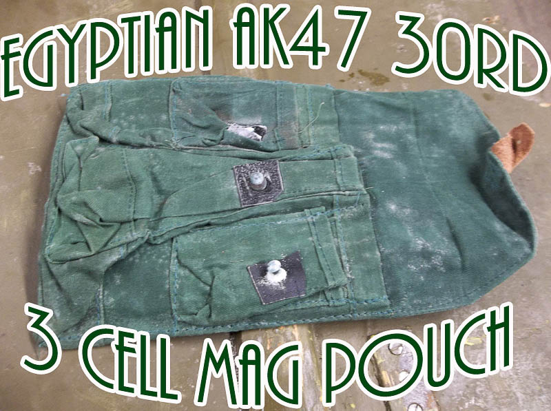 Egyptian AK-47 30rd 3 Cell Mag Pouch